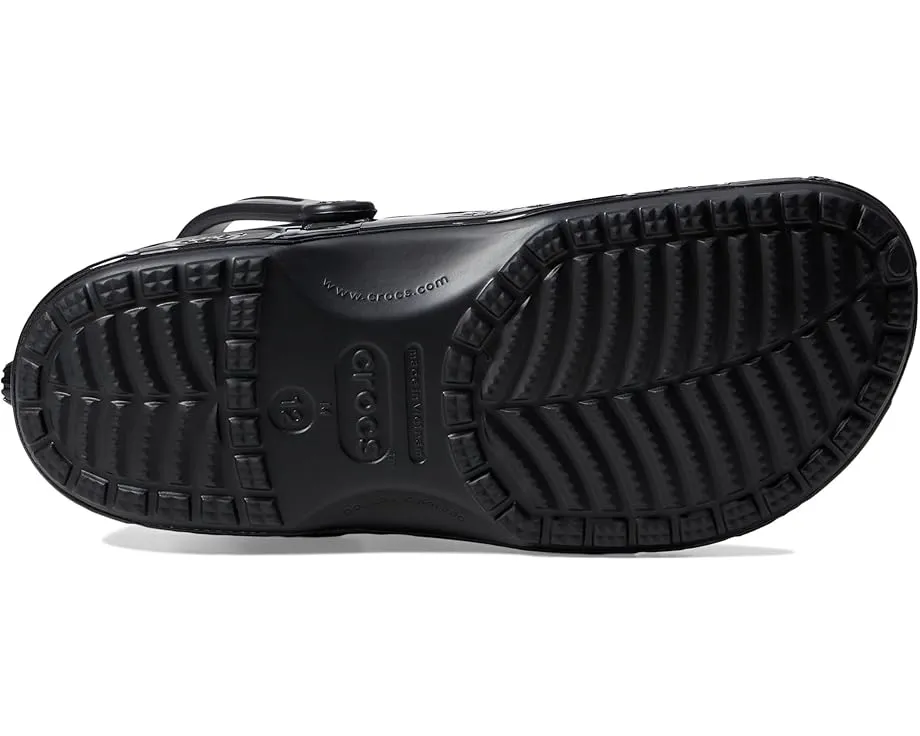 Кроксы Crocs Classic Adjustable с ремешком и дизайном Бэтмена