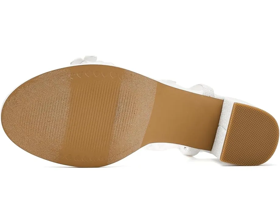 Детские сандалии Steve Madden Kids Savvy с квадратным каблуком и стразами