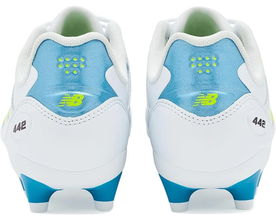 New Balance 442 Team FG V3 бутсы белые с шипами
