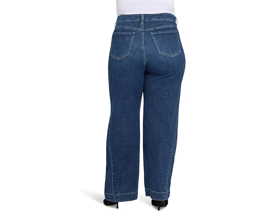 Джинсы Plus Teresa Side Seam с расклешенными брючинами от NYDJ
