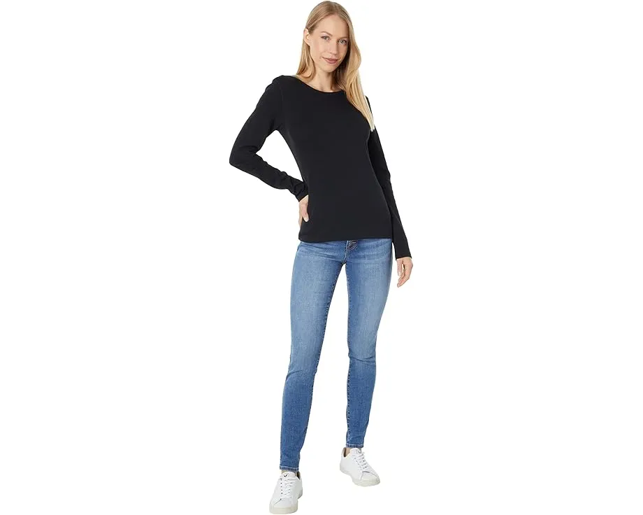 Длинный рукав Lilla P 1x1 Rib с круглым вырезом