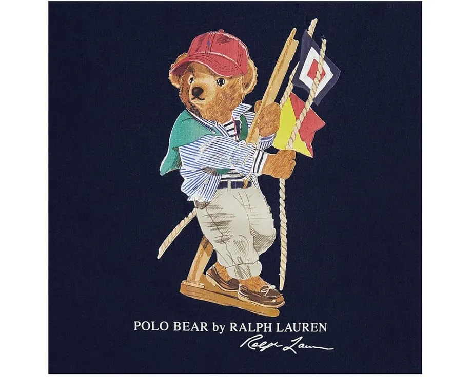 Детская футболка Polo Ralph Lauren с медведем из хлопкового джерси для детей старшего возраста
