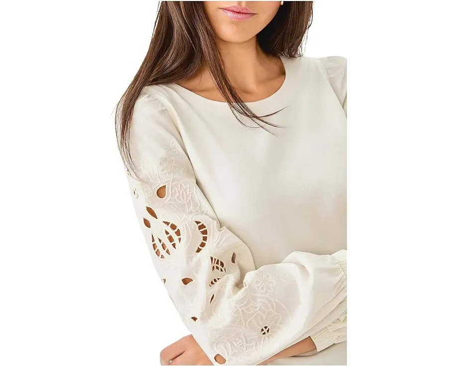 Lilly Pulitzer топ Isley с вышивкой и расклешенными рукавами