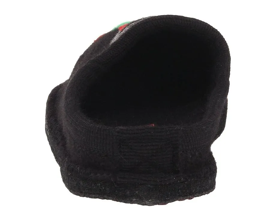 Тапочки Haflinger Jack из вареной шерсти с аппликацией собаки