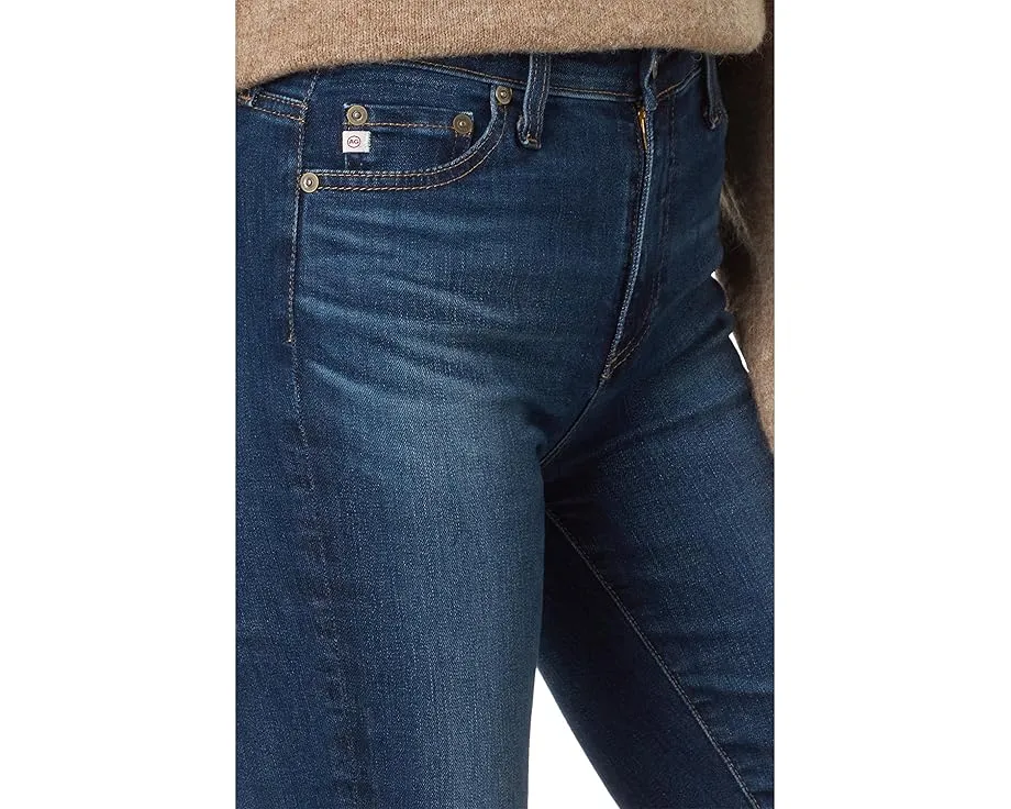 Джинсы AG Jeans Mari High Rise Slim Straight с высокой посадкой