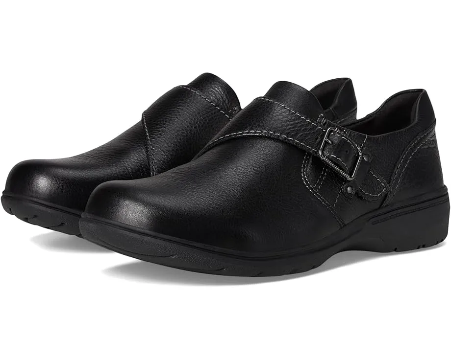 Туфли Clarks Carleigh Jazz с круглым носком и пряжкой на ремешке