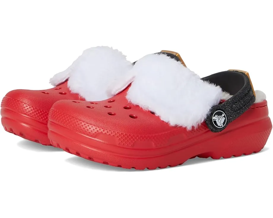 Детские сабо Crocs Classic Holiday Lined Clogs с утепленной подкладкой
