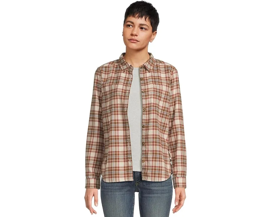 Royal Robbins оверсайз рубашка Lieback из органического хлопка в клетку