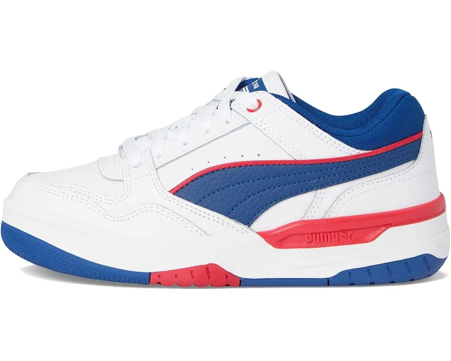 Кроссовки Puma Rebound Layup Lo для детей с ретро дизайном и мягкой стелькой SoftFoam+