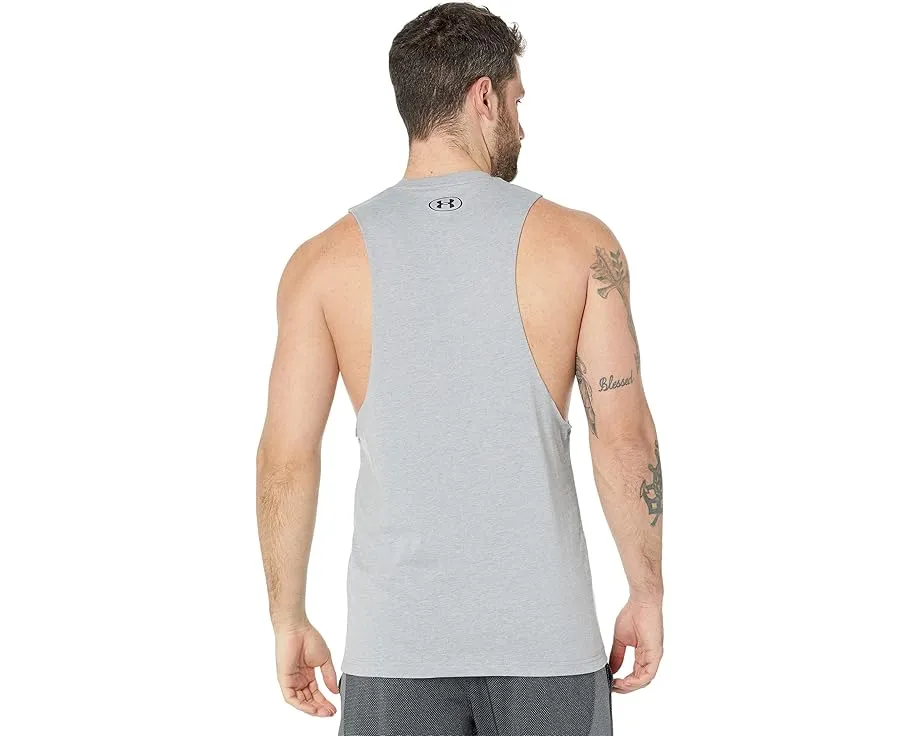 Мужской майка Under Armour Left Chest Cutoff с усиленной подвижностью