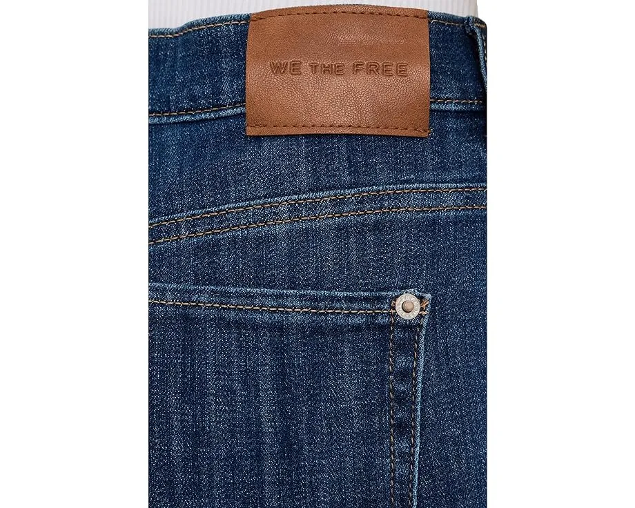 Джинсы Free People Double Knot High-Rise Straight с высокой посадкой и прямым кроем