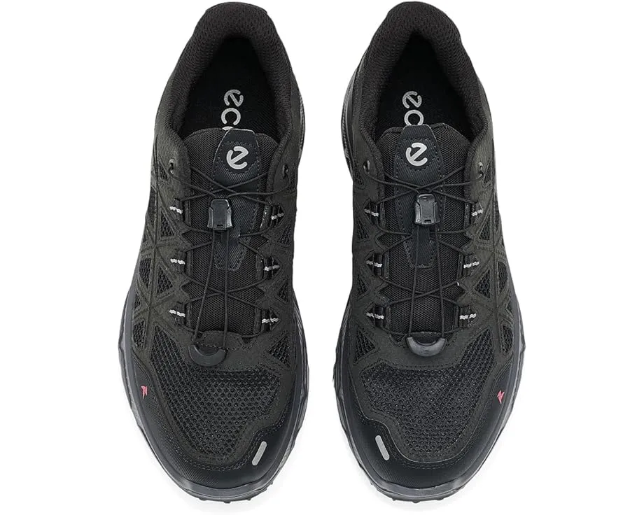 ECCO Receptor XP Breathru Toggle черные треккинговые кроссовки из текстиля