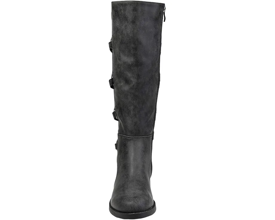 Ботинки Journee Collection Carly с зигзагообразной шнуровкой и низким каблуком