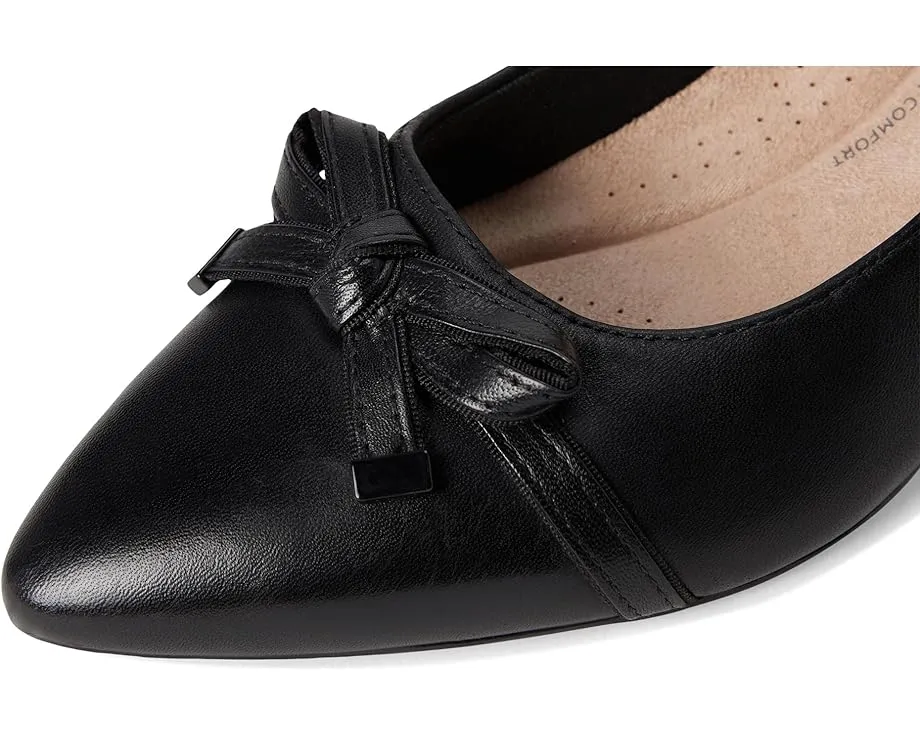 Туфли Clarks Kepley Holly с бантиком и котячьим каблуком