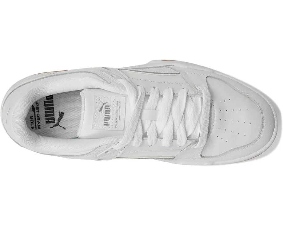 Кроссовки для гольфа Puma Slipstream-G с кожаным верхом и фирменным брендингом