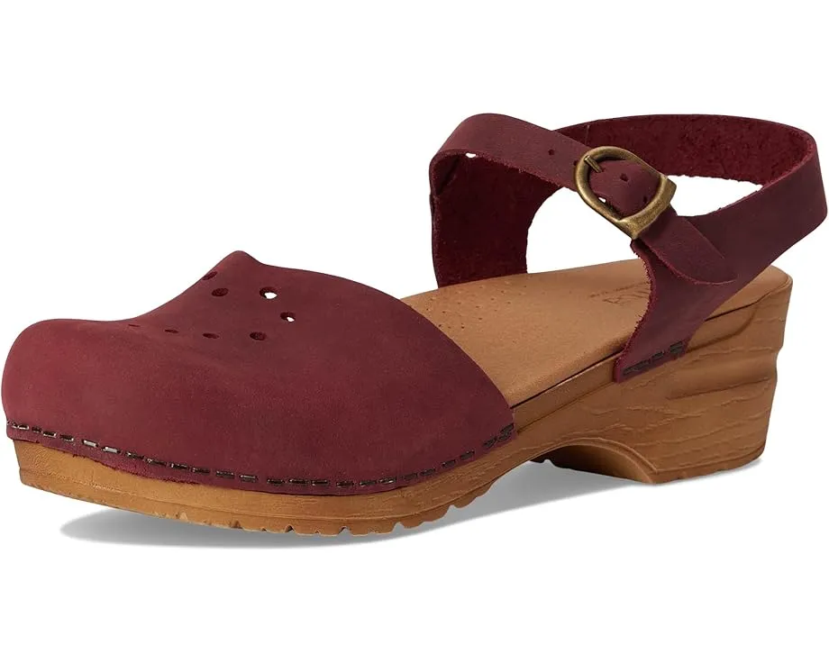 Sanita Heart профессиональные сандалии с закрытым носком из промасленной кожи