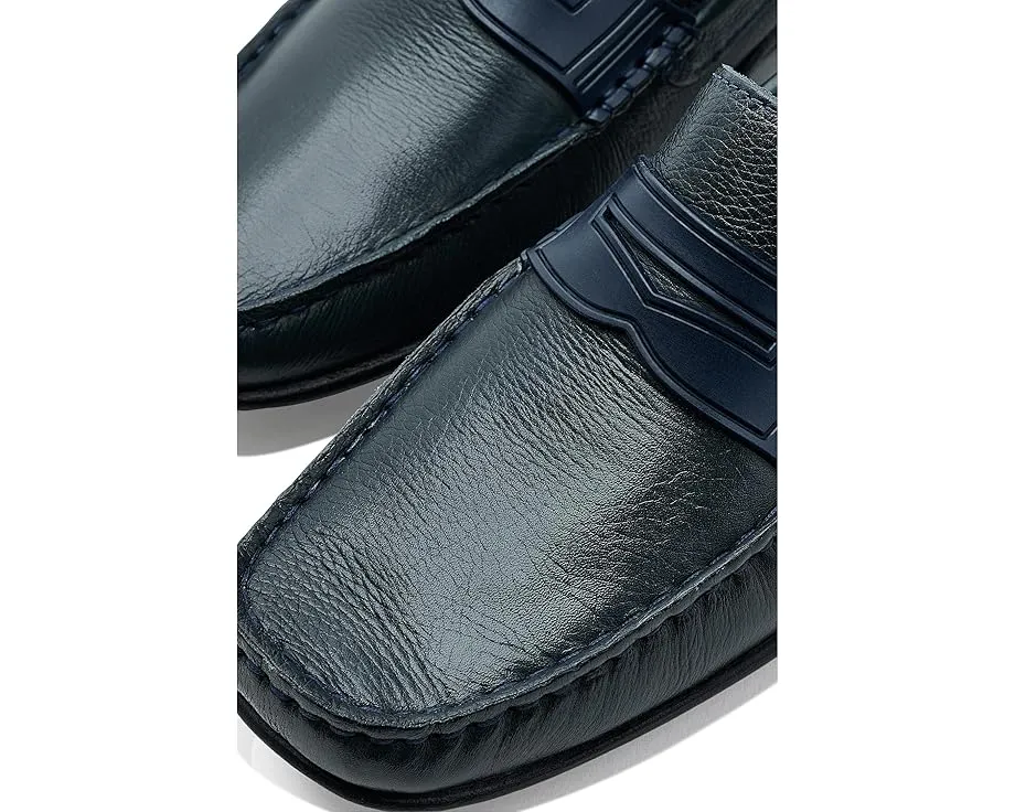 Мокасины Davidson St Marc Joseph New York из зернистой кожи