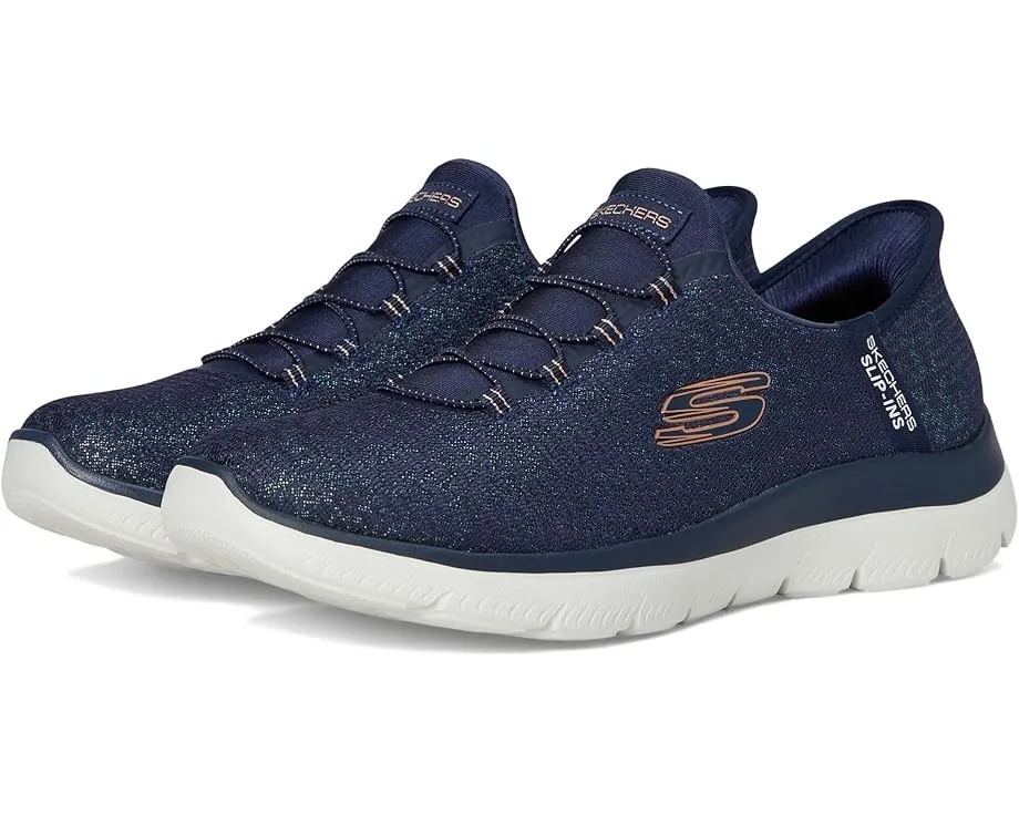 Веганские кроссовки SKECHERS Summits Lunar Glow Hands Free Slip-Ins