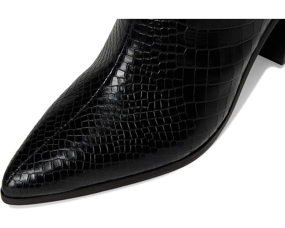 Ботинки Schutz Maryana Block с каблуком и фактурой змеиной кожи