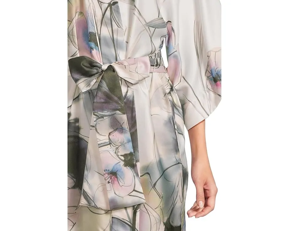 Халат Natori Hiyaku с лацканами и поясом