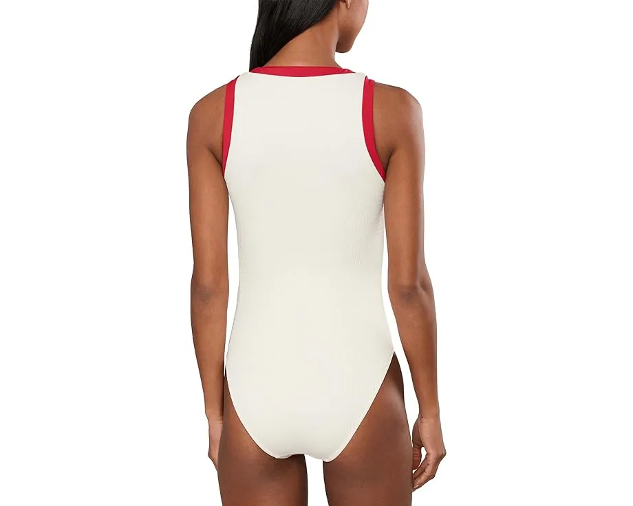 Цельнокроеный купальник Bandwave Zip Front Seafolly