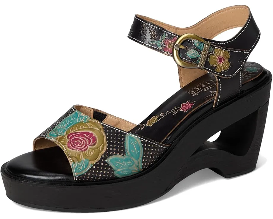 L'Artiste by Spring Step Сандалии Coolchic с ажурным клиновидным каблуком