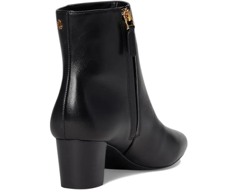 Ботильоны Demi из телячьей кожи на устойчивом каблуке от Lauren Ralph Lauren