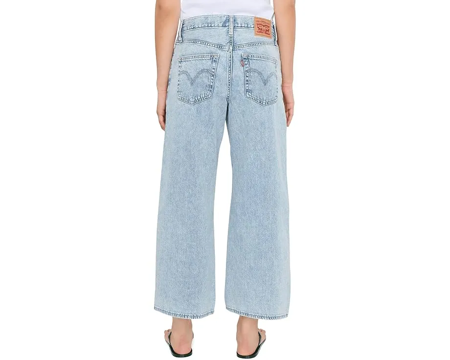 Джинсы Levi's Middy Wide Leg Ankle с широкими штанинами и средней посадкой