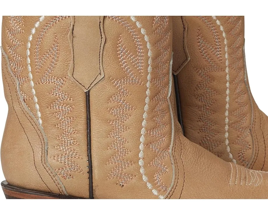 Ботинки Corral L6245 с вышивкой по щиколотку и каблуком кубин