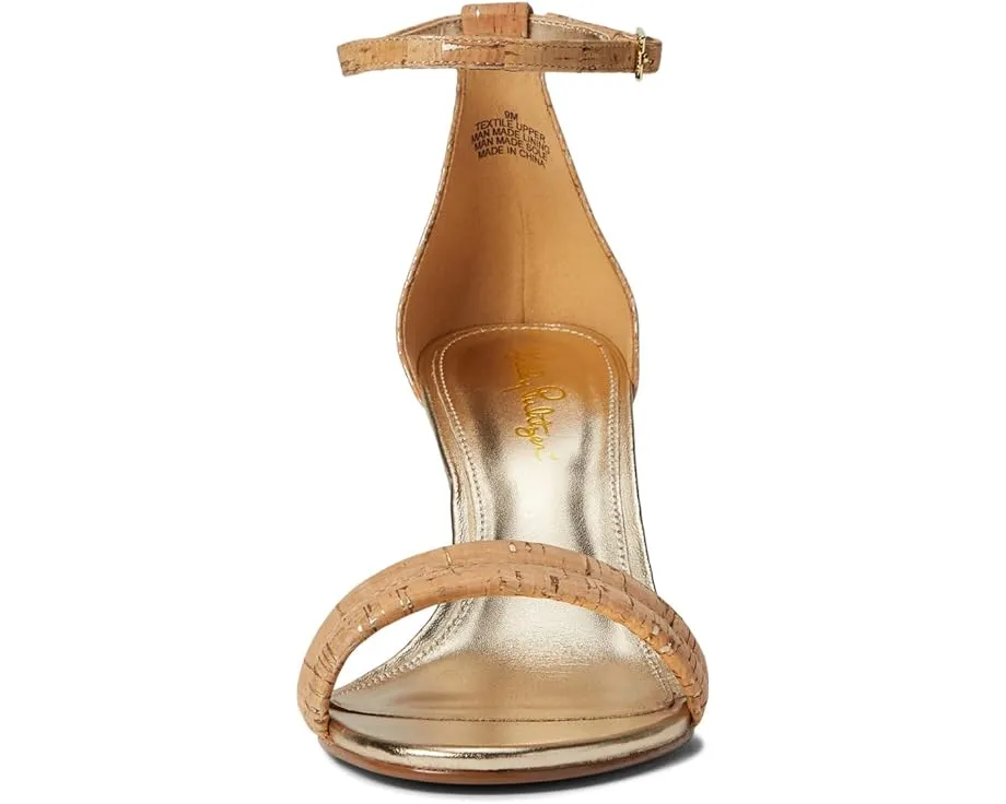 Босоножки Lilly Pulitzer Jenna на платформе с плетеной танкеткой и регулируемой пряжкой