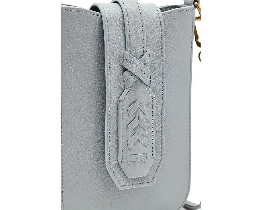 Кроссбоди HOBO Expedition Phone с клапаном из плетеной кожи