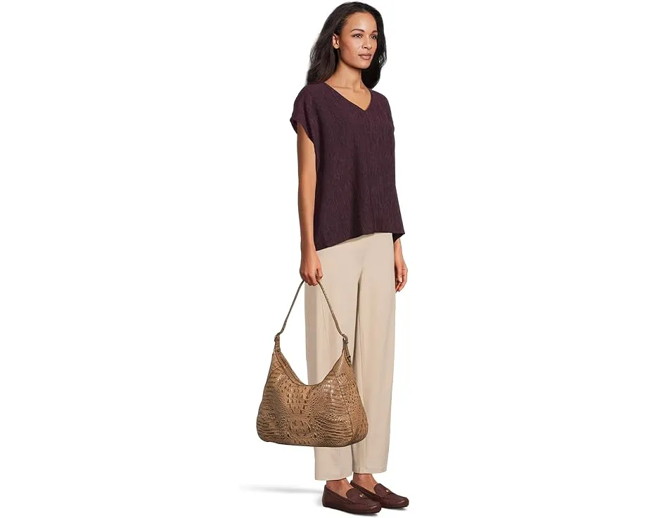 Вместительная сумка через плечо Edie в бохо-шик стиле с двойной пряжкой Brahmin