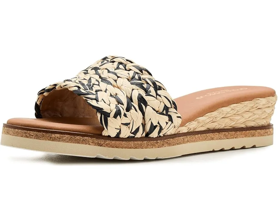 Сандалии Andre Assous Nessie на платформе с плетеным каблуком и миндалевидным носком