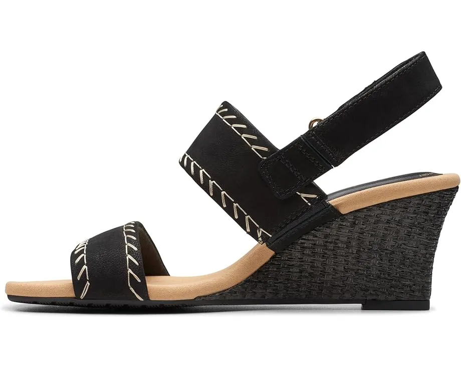 Босоножки Clarks Kyarra Rose на клине с двумя ремешками