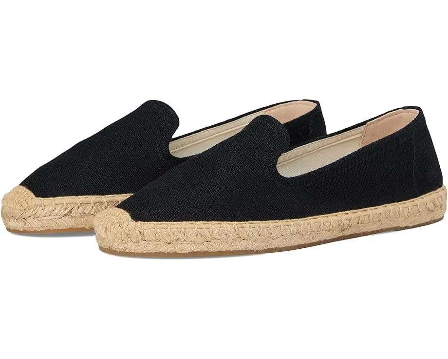 Эспадрильи Smoking Slipper от Soludos с миндалевидным носком и джутовой подошвой
