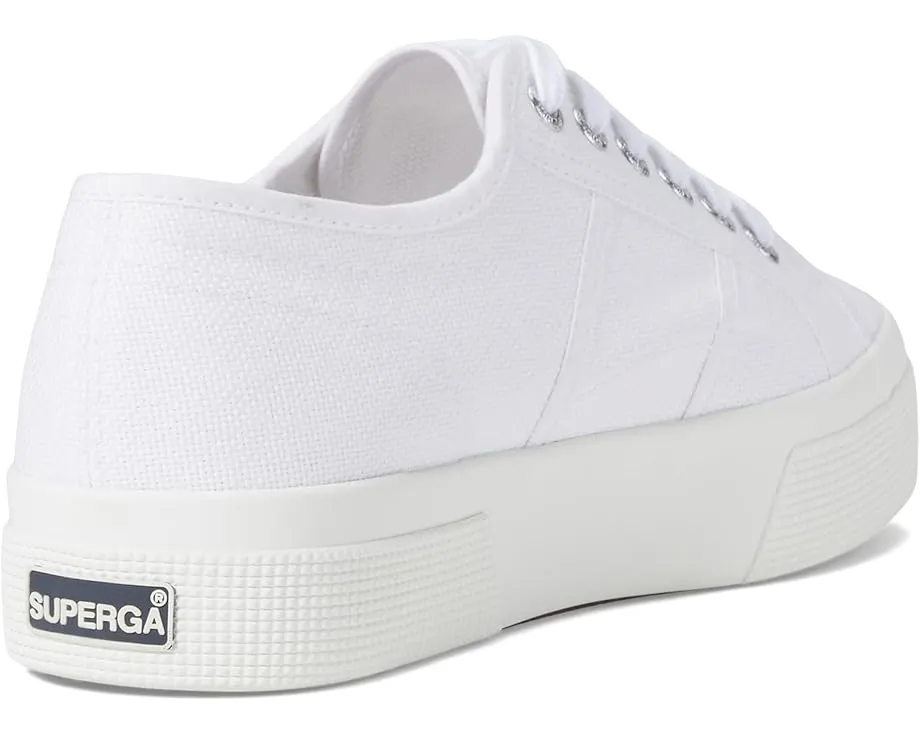 Кроссовки Superga 2740 Platform на платформе с верхом из хлопкового холста