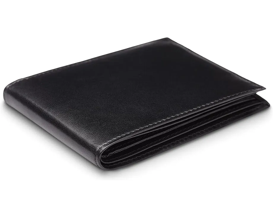 Bosca деловой кошелек с окошком для ID из состаренной кожи