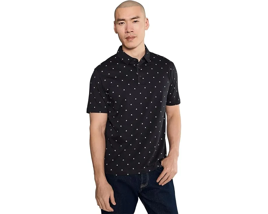 Поло Armani Exchange с логотипом All Over из хлопка пике в классическом крое