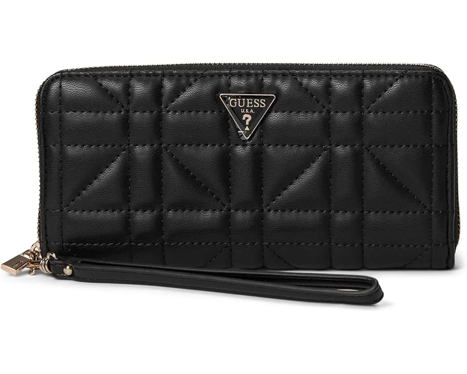Кошелек Edita Large Zip Around с блестящей фурнитурой GUESS