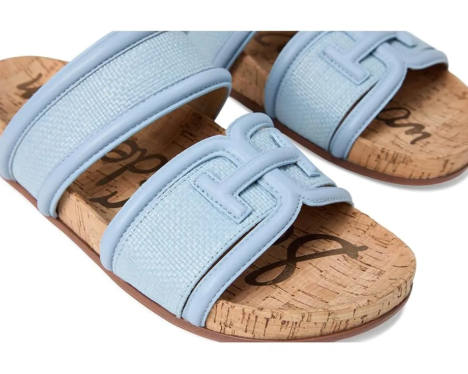 Сандалии Sam Edelman Rowan с плетеными двойными ремешками и массивной окантовкой