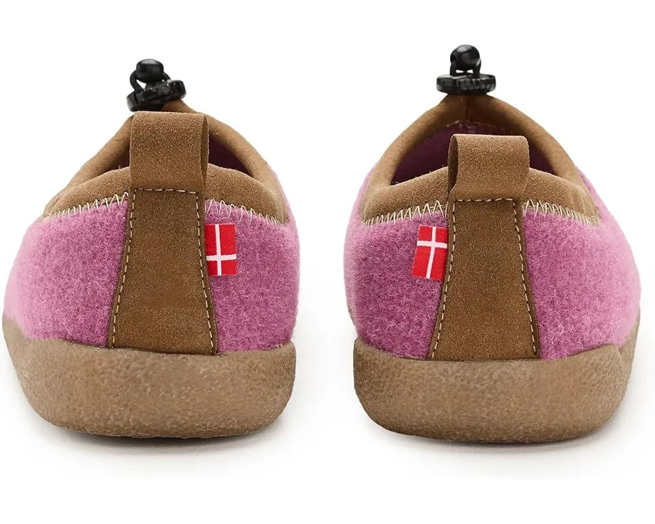 Тапочки Samso из шерстяного войлока с натуральной резиновой подошвой и регулируемым шнурком