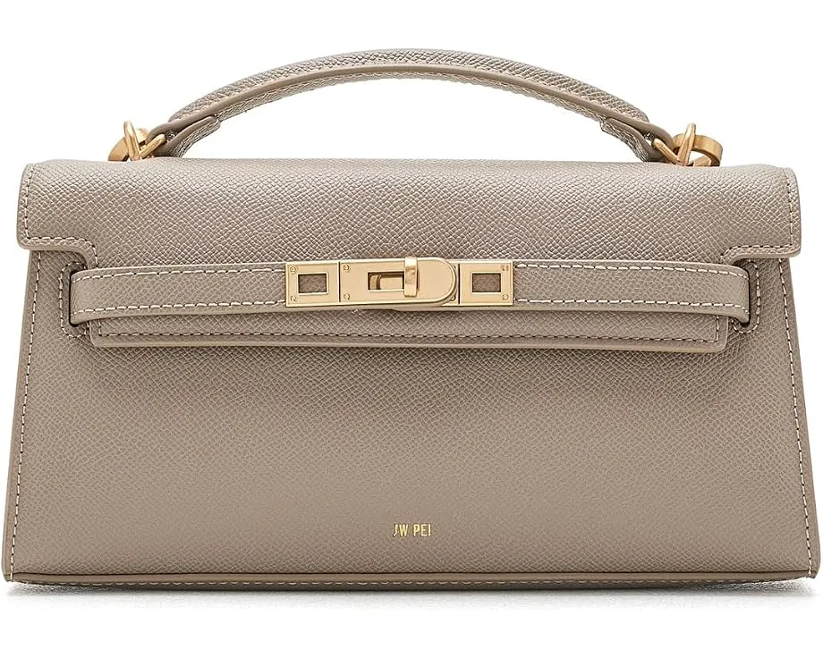Сумка Noor Top Handle Bag JW PEI с тиснением под крокодила