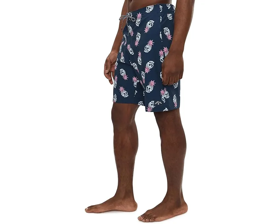 Шорты для серфинга Hurley Pineapple Skull с гибридным поясом и UPF 50+