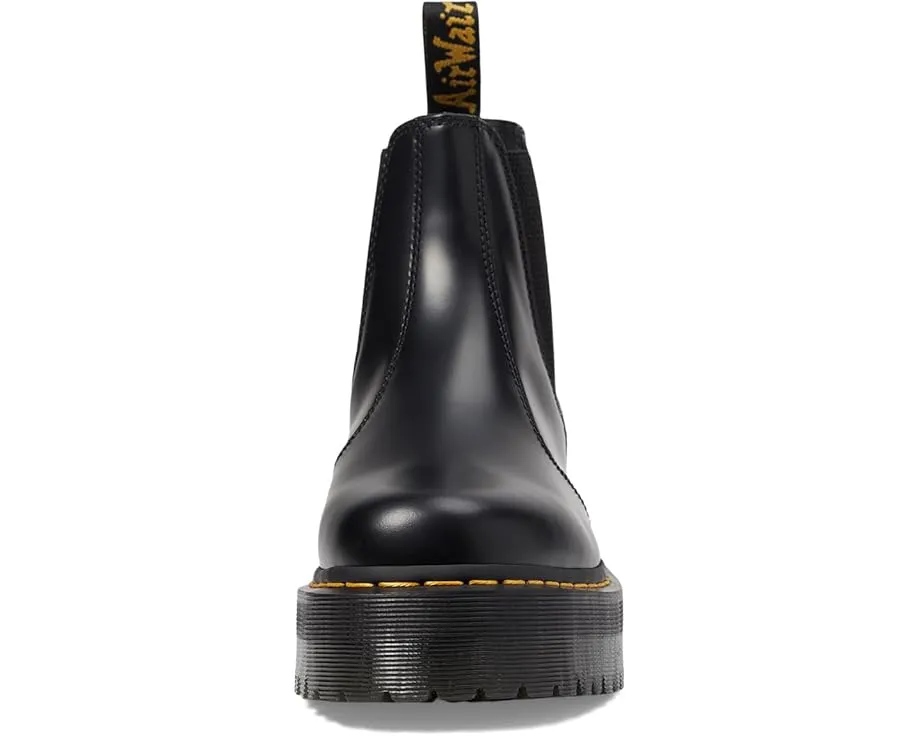 Челси-ботфорты Dr. Martens 2976 Quad Smooth Leather Platform на высокой подошве