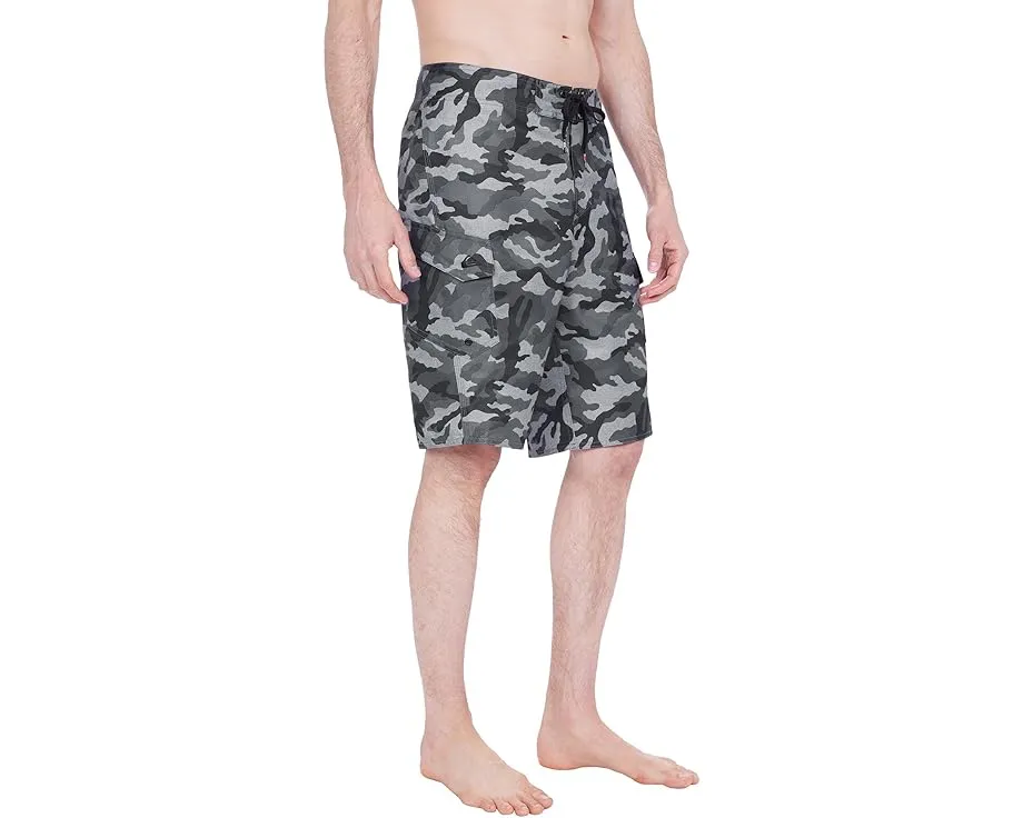 Шорты для плавания Quiksilver Manic Camo 22 дюйма с камуфляжным принтом