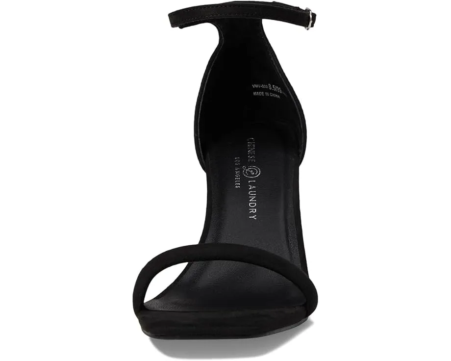 Босоножки Chinese Laundry Velma на квадратном каблуке с блестящим верхом