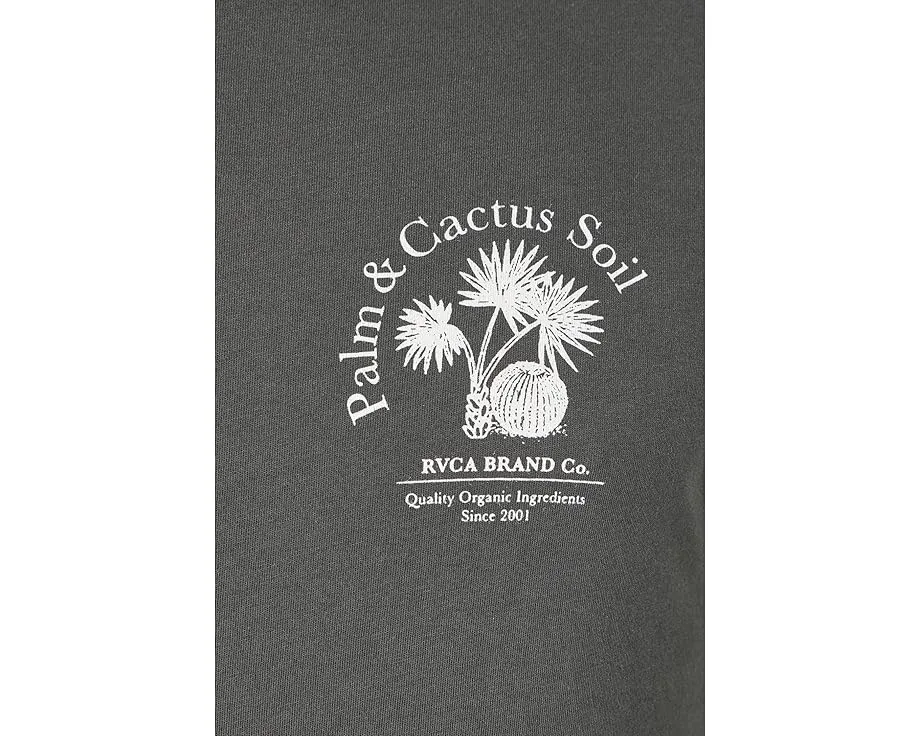 Футболка RVCA Soil Co Short Sleeve с контрастной отстрочкой