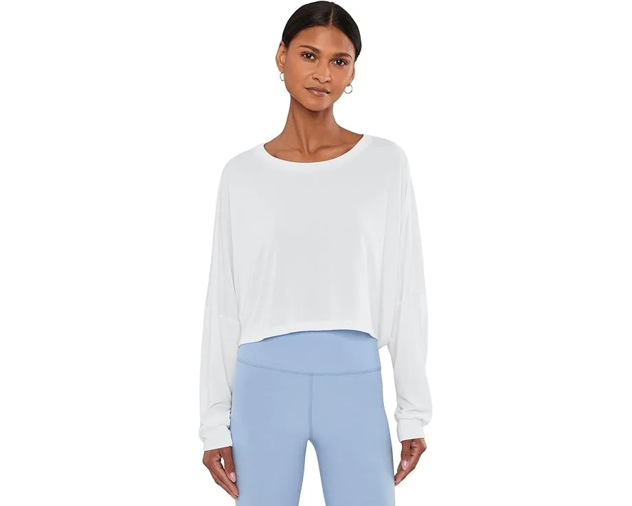 Studio Luxe Cropped Long Sleeve Tee