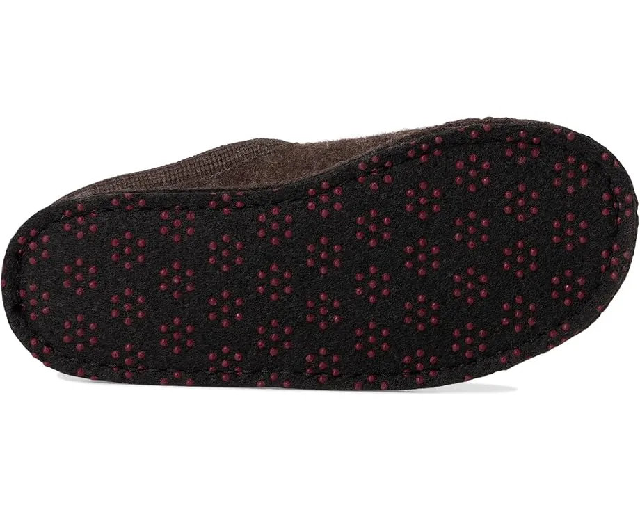 Тапочки Haflinger Rudi из вареной шерсти с противоскользящей подошвой