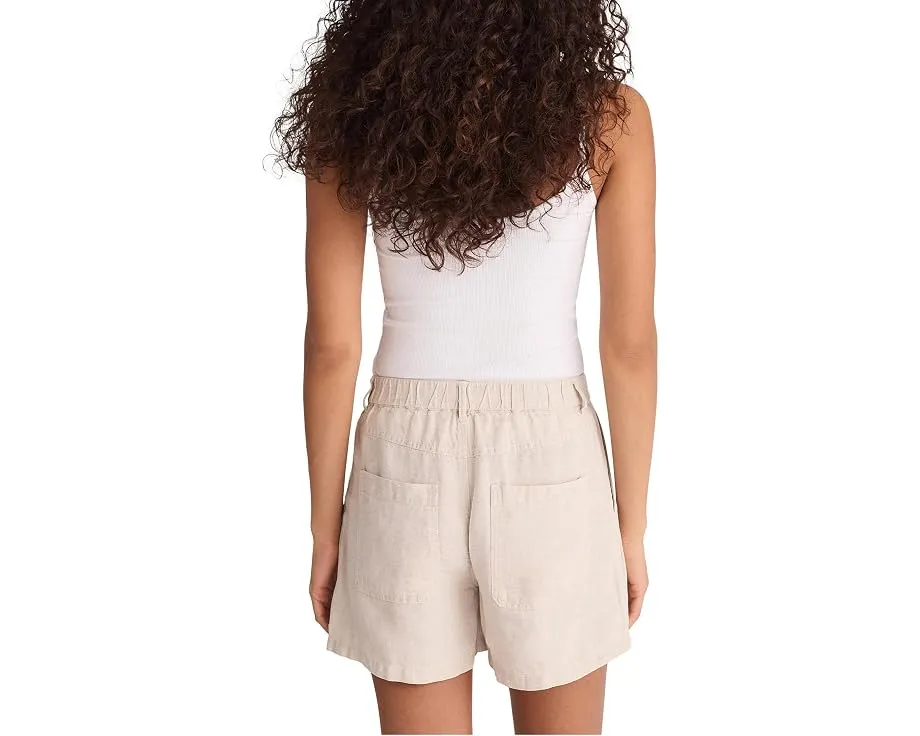Шорты Zoe из 100% льна Jet Black Madewell